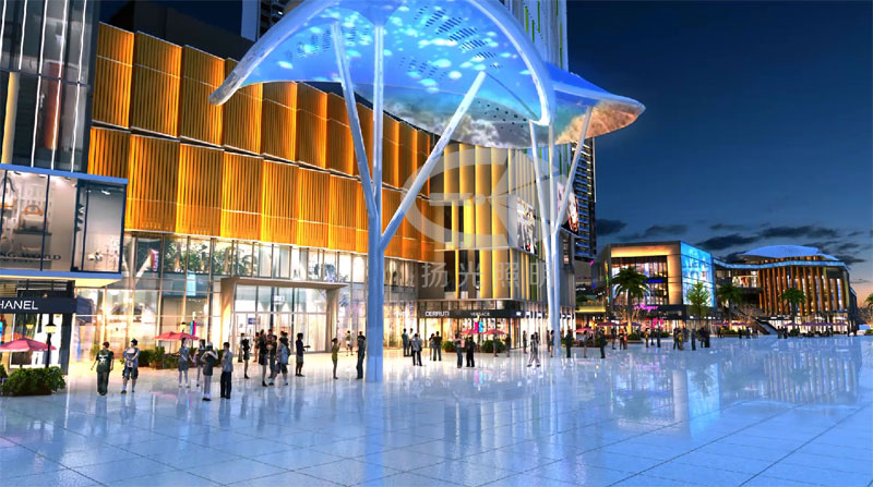 商業(yè)廣場(chǎng)夜景照明設(shè)計(jì) 商業(yè)廣場(chǎng)夜景照明設(shè)計(jì)