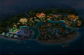 恒大?；◢u景觀(guān)照明